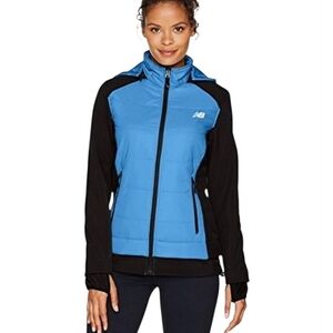 New Balance Outdoors Soft Shell Hoodie, dobby Overlay Small